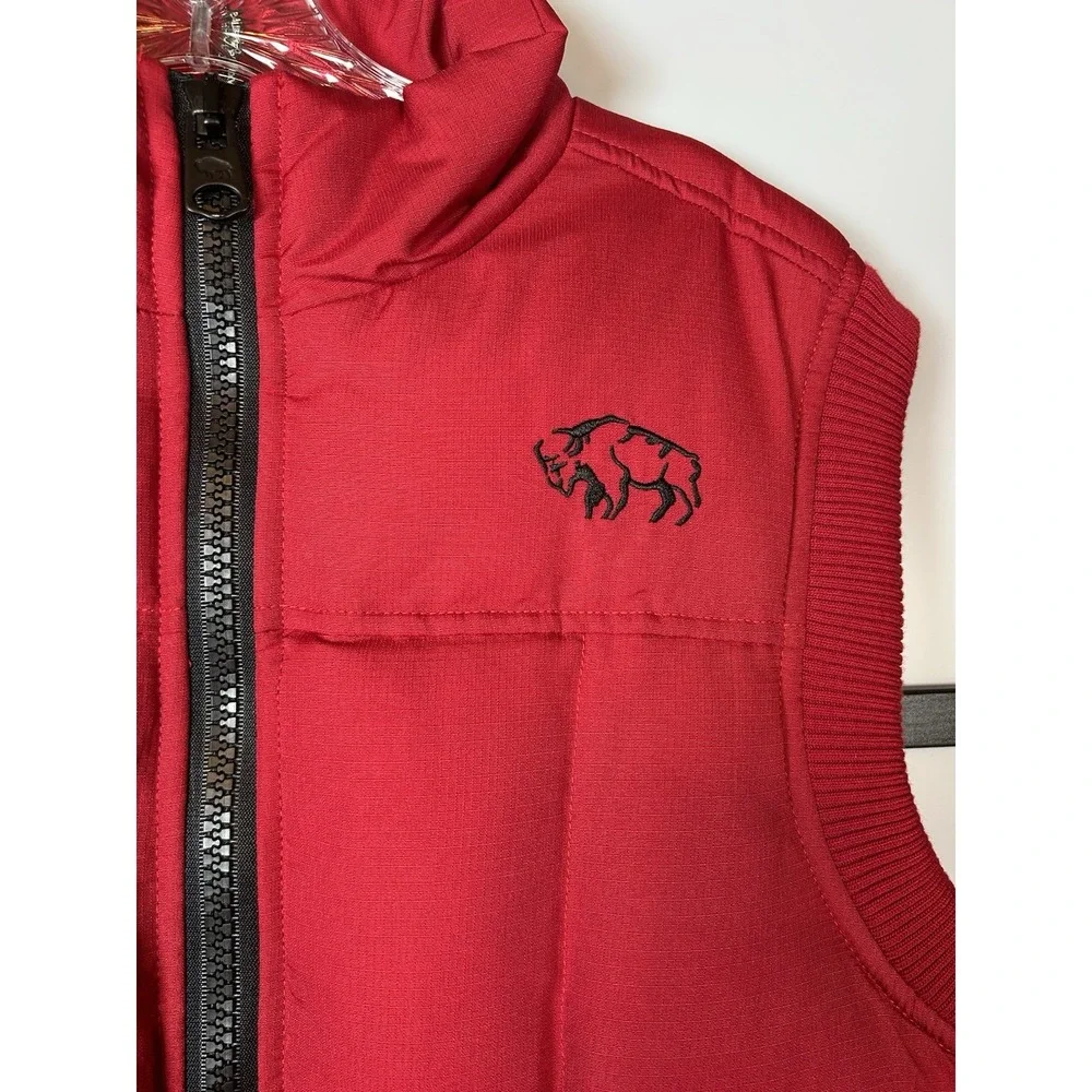 Buffalo David Bitton Puffer Vest Red‎ Men's Small
